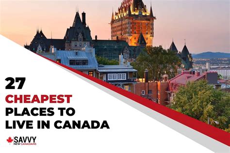 cheapest city canada